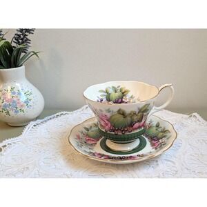 Royal Albert Somerset Teacup and Saucer Country Fayre Series Bone China England